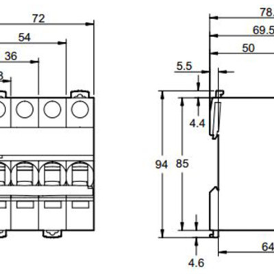 Cầu Dao Chống Giật 3 Pha Dobo Electric Korea (63A - 30mA - 380V) - Trắng