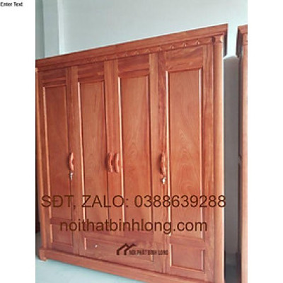Tủ quần áo gỗ xoan đào