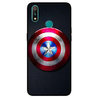 Ốp Lưng in cho Realme 3 Mẫu Khiên Đội Trưởng 2 - Hàng Chính Hãng