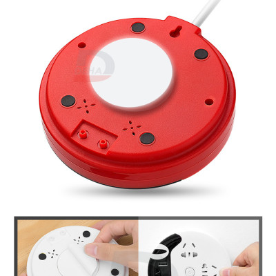 Ổ cắm kéo dài đa năng kèm nguồn USB sạc điện thoại hình mèo dễ thương, có kệ để điện thoại nhỏ gọn tiện dụng