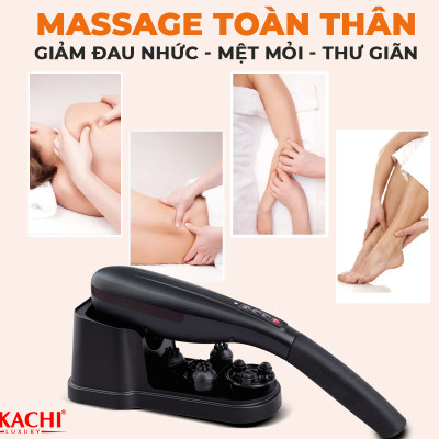 Máy massage cầm tay hồng ngoại OKACHI LUXURY JP-M610 (màu đen) 