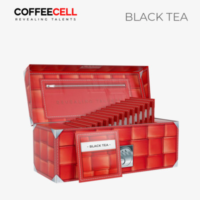 [MUA 1 TẶNG 5] Trà Đen Với Nhân Sâm Trắng Thượng Hạng COFFEECELL (30 gói x 2g) - Nguyên Chất Đậm Đặc, Vị Chát Đặc Trưng - Hàng Chính Hãng
