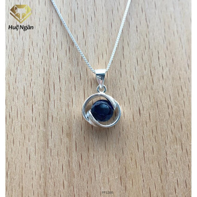 Dây chuyền bạc 925 Huệ Ngân - Vòng tròn may mắn PP1288