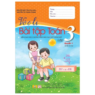 Sách - Vở Ô Li Bài Tập Toán 3 - Quyển 1