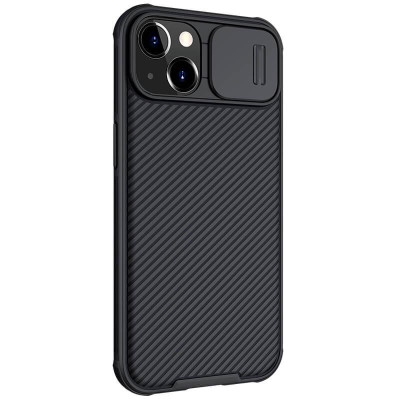 Ốp lưng PC vân sần , có lắp bảo vệ cụm camera cho Apple iPhone 13 6.1" - Nillkin Camshield Pro- Hàng nhập khẩu
