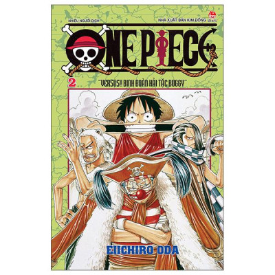 Sách - One Piece - Tập 2 - Versus!! Binh Đoàn Hải Tặc Buggy (Tái Bản 2025)