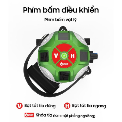 MÁY CÂN BẰNG LASER 5 TIA XANH AKUZA AK911 - HÀNG CHÍNH HÃNG