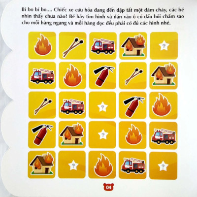 Bóc Dán Hình Thông Minh IQ - EQ - CQ - Sticker For Kids Cuốn 4 (2-8T)