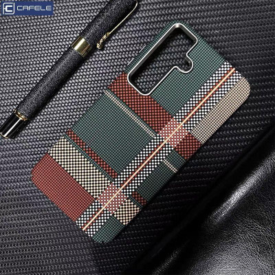 Ốp Lưng Từ Tính Cho Samsung Galaxy S25 Ultra / S24 Ultra & S23 Ultra Họa Tiết Thổ Cẩm , Carbon Fiber