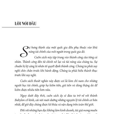 Người Giàu Nhất Thành Babylon (Bìa Cứng - KV) 	