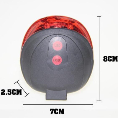 Đèn Chiếu Hậu Cảnh BÁo Gắn Sau Xe Đạp