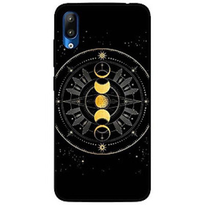 Ốp lưng dành cho Vsmart Star mẫu Trăng Vàng Đen
