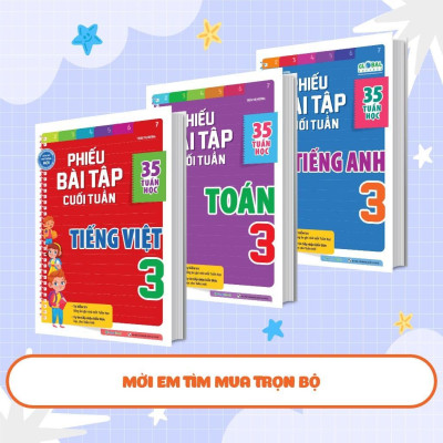 Sách - Phiếu Bài Tập Cuối Tuần Tiếng Anh Lớp 3 - Megabook
