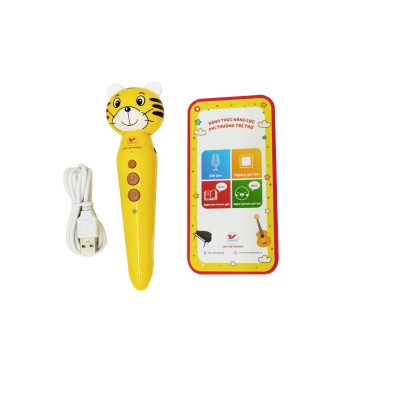 Bút Chấm Đọc-Học Tiếng Anh - Đánh Thức Năng Lực Phi Thường Từ Trẻ Thơ - Bút Hình Hổ (Dành Cho Trẻ Từ 0 Đến 10 Tuổi)