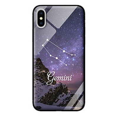 Ốp lưng kính cường lực cho iPhone XS MAX 12 cung hoàng đạo  (8) - Hàng chính hãng