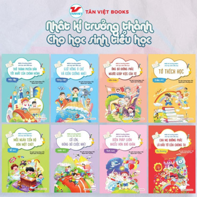Sách - Nhật Kí Trưởng Thành Cho Học Sinh Tiểu Học - Chọn Lẻ 8 Chủ Đề - Vương Ngọc Yến - Tân Việt Books