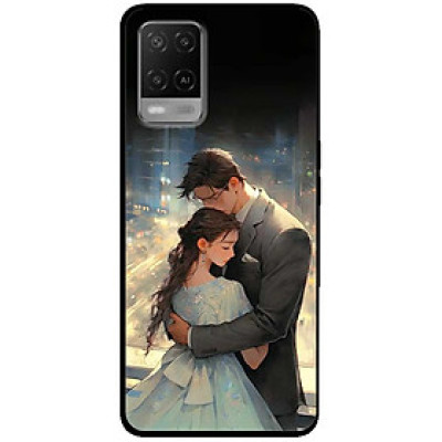 Ốp lưng cho Oppo A54 - A55 - A55s - Oppo A56 5G - Oppo A18 - A38 - A58 - Couple Ôm Nhau - Hàng Chính Hãng