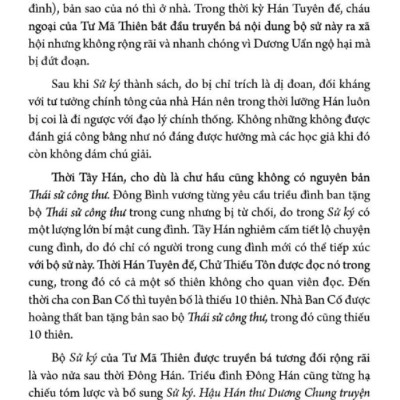 Sử Ký Bản Kỷ (Bìa Cứng) _KV
