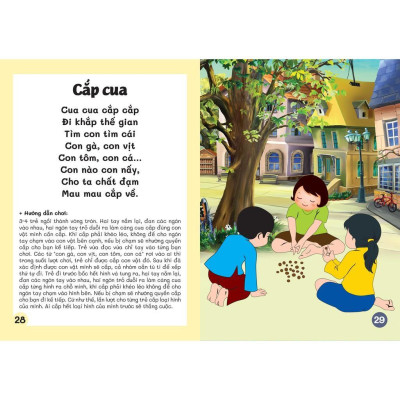 Sách - Đồng Dao Cho Bé - Các Trò Chơi Dân Gian - Các Câu Hát Vè Dân Gian - Thế Giới Quanh Ta Và Cuộc Sống Động Vật - Việt Thư