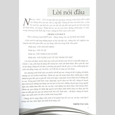 150 Bài Văn Hay Lớp 9