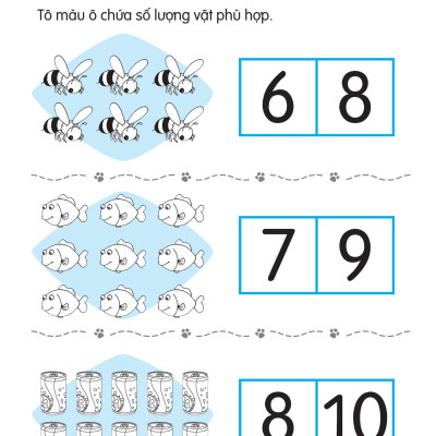 Tiny Paws - Cùng Gấu Con Học Số 123 - Từ 6 Đến 10