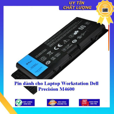 Pin dùng cho Laptop Workstation Dell Precision M4600 - Hàng Nhập Khẩu New Seal