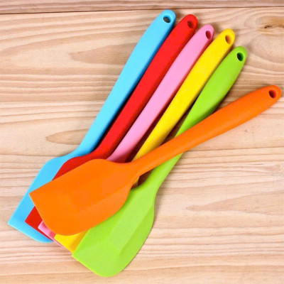 Phới Silicon Dẹt 21cm và 28cm Trộn Bột, Nấu Ăn Chịu Nhiệt Độ Cao - HÀNG CHÍNH HÃNG MINIIN
