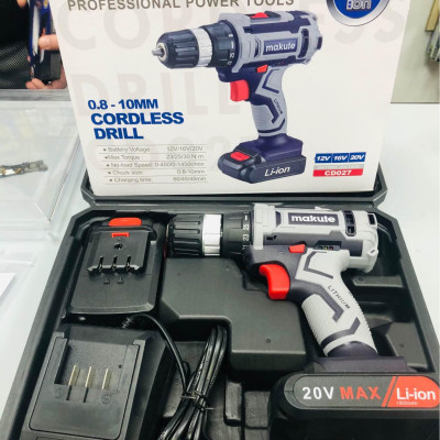 MÁY KHOAN PIN LI-ION 12V 10 MM MAKUTE CD027- HÀNG CHÍNH HÃNG