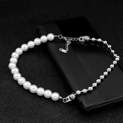 Vòng cổ dây chuyền ngọc trai mix hạt ấn tượng