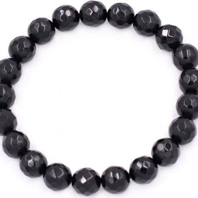 Chuỗi đeo tay Thạch Anh Đen Cắt Giác 8 ly 21 hạt - hợp mệnh Mộc, mệnh Thủy