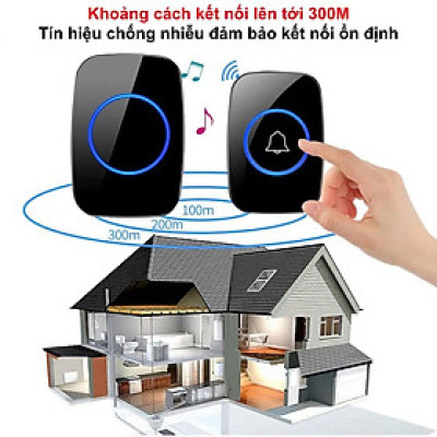 đèn ốp trần Chuong Cửa Không Dây Bao Khách Thông Minh – Chống Nước, Chuông Cổng & Báo Động Hiệu Quả