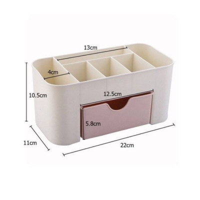 Kệ Đựng Mỹ Phẩm Mini Tiện Dụng Bằng Nhựa, Kệ Đựng Đồ Dùng Đa Năng Có Ngăn Kéo (Giao Màu Ngẫu Nhiên)