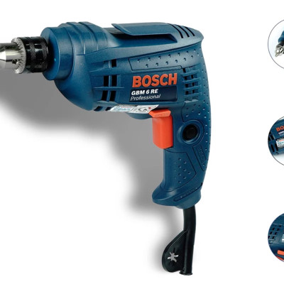 MÁY KHOAN 350W BOSCH GBM 6 RE - HÀNG CHÍNH HÃNG
