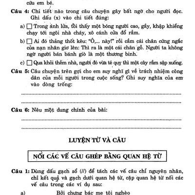 Câu Hỏi Và Bài Tập Trắc Nghiệm Tiếng Việt Lớp 5 Tập 2