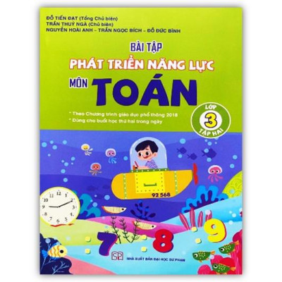 Sách - Combo Bài tập phát triển năng lực môn Toán lớp 3 - Tập 1 + 2 ( Kết Nối )