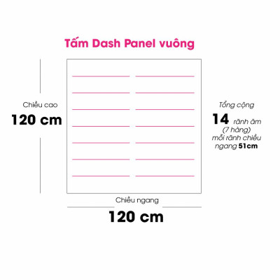Tấm gỗ xẻ rãnh SMLIFE Dash Panel