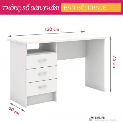 Bàn máy tính tại nhà đa dụng SMLIFE Drace