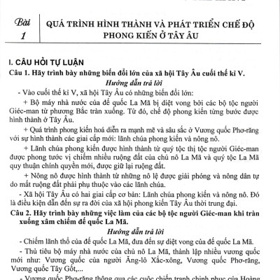 Sách tham khảo- Trả Lời Câu Hỏi Lịch Sử 7 - Tự Luận & Trắc Nghiệm (Dùng Kèm SGK Kết Nối Tri Thức Với Cuộc Sống)_HA