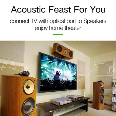 Ugreen UG10540AV108TK 2M màu Xám Dây cáp quang âm thanh 2 đầu dương - HÀNG CHÍNH HÃNG