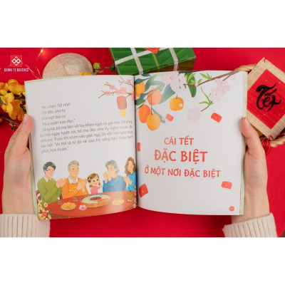 Sách - Đọc sách ngày xuân, Quây quần đón Tết - Cho trẻ 3 - 9 tuổi - Chọn Lẻ 3 Chủ Đề - Đinh Tị Books