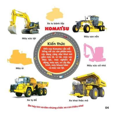 Sách - Trò Chơi Bóc Dán Hình Sticker - Xe Công Trình - Tập 2 - Rèn Luyện IQ EQ CQ - Việt Thư