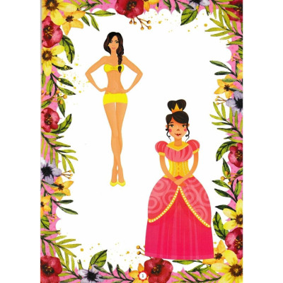 Sách - Bóc Dán Decal Thông Minh Sticker - Công Chúa