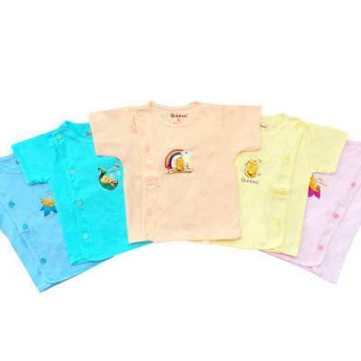 Bộ sơ sinh 100% cotton màu ngắn bác sĩ BABIBOO - BBC19