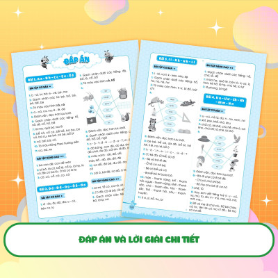 Sách - Bài Tập Bổ Trợ Tiếng Việt Cơ Bản Và Nâng Cao Lớp 1 - Combo 2 Tập - Megabook