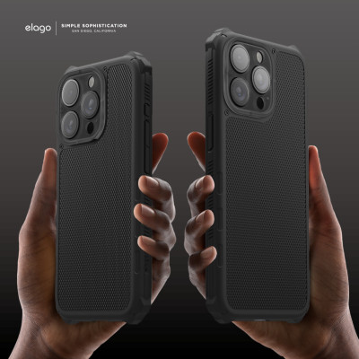 Ốp Lưng Cho iPhone 15 ProMax/ iPhone 15 Pro ELAGO Magnetic Armor Case_ Hàng chính hãng