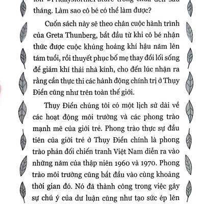 Greta Thunberg Chiến Binh Vì Hành Tinh Xanh 9+