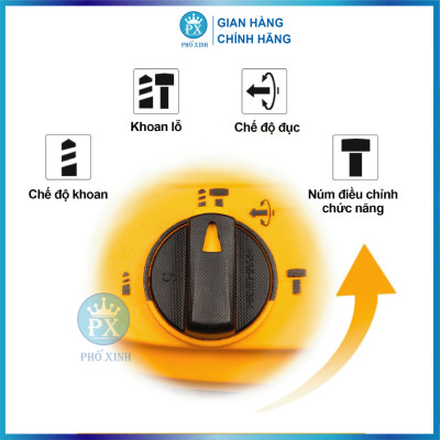 Máy khoan đục 3 chức năng 800W Ingco RGH9028 & RGH9028-2