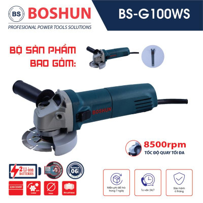 Máy mài điện boshun BS-G100WS dây đồng 100% Lỗi 1 đổi 1 bảo hành chính hãg 6 Tháng