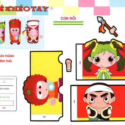 Cắt Và Dán Hình 3D - Bé Khéo Tay