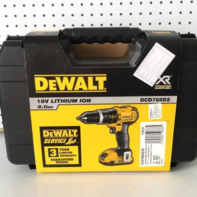 MÁY KHOAN, VẶN VÍT DÙNG PIN 18V DEWALT DCD785D2-B1- HÀNG CHÍNH HÃNG